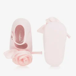 Monnalisa Baby Girls Pink Rose Pre-Walker Shoes Online