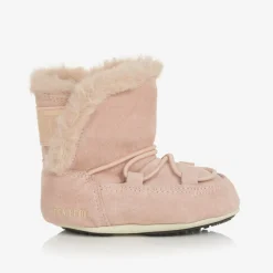 Moon Boot Baby Girls Pink Suede s Sale