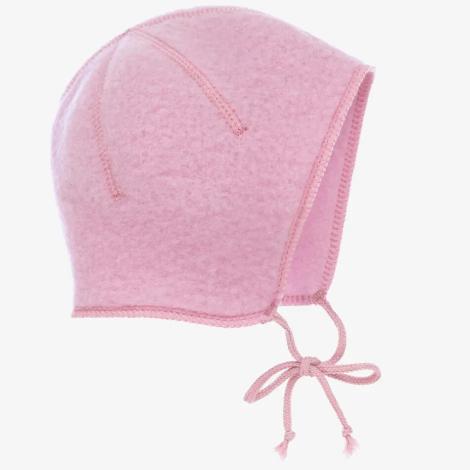 Joha Baby Girls Pink Wool Bonnet Online
