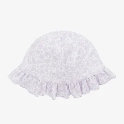 Kissy Kissy Baby Girls Purple Cotton Summer Gardens Sun Hat Hot