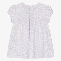 Kissy Kissy Baby Girls Purple Cotton Summer Gardens Dress Discount