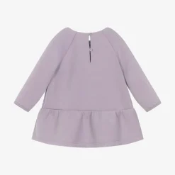 Emporio Armani Baby Girls Purple Cotton Jersey Dress Discount