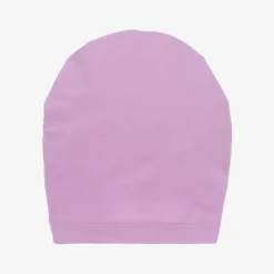 Lemon Loves Layette Baby Girls Purple Pima Cotton Hat SheerLilac Hot
