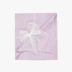 ArtesanÃa Granlei Baby Girls Purple Tulle Bow Blanket (102cm) Online