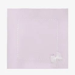 Artesanía Granlei Baby Girls Purple Tulle Bow Blanket (102cm) Online