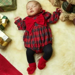 Mayoral Newborn Baby Girls Red Headband & Booties Set Clearance