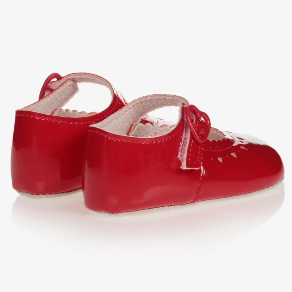 Early Days Baby Girls Red Patent Pre-Walker Shoes New