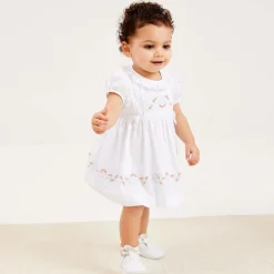 Story Loris Baby Girls White & Ivory Ruffle Socks Online