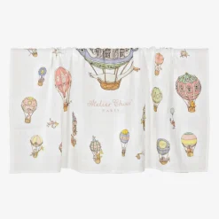 Atelier Choux Paris Baby Girls White Balloons Swaddle (97cm) Discount