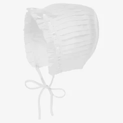Sarah Louise Baby Girls White Bonnet Sale
