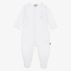 G.H.Hurt amp; Son Baby Girls White Cotton & Pink Wool Gift Set Clearance