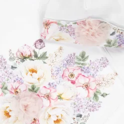 Sofija Baby Girls White Cotton Blanket Gift Set Clearance