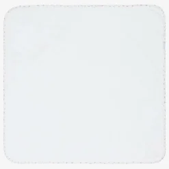 Laranjinha Baby Girls White Cotton Floral Hooded Towel Online