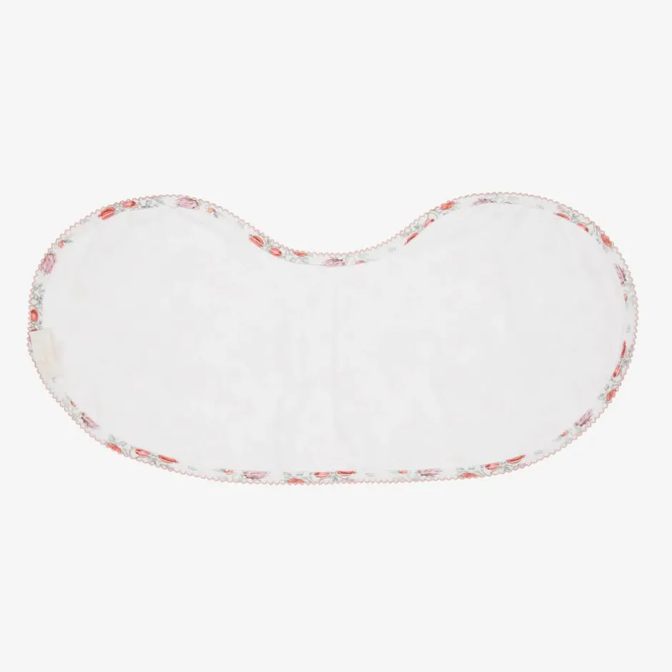 My Little Pie Baby Girls White Cotton Pomegranate Burp Cloth (59cm) Hot