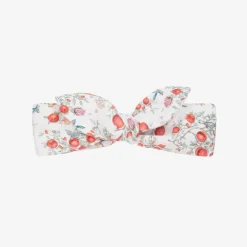 My Little Pie Baby Girls White Cotton Pomegranate Headband Sale
