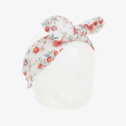 My Little Pie Baby Girls White Cotton Pomegranate Headband Sale