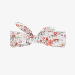 My Little Pie Baby Girls White Cotton Pomegranate Headband Sale