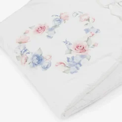 Lapin House Baby Girls White Floral Bow Nest