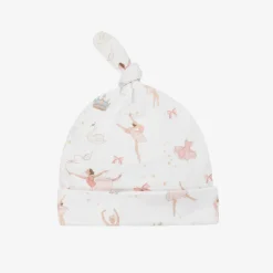 My Little Pie Baby Girls White Supima Cotton Opera Hat Hot