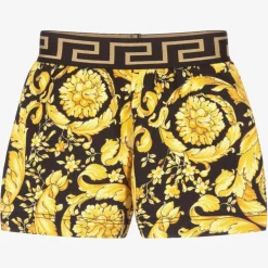 Versace Baby Gold Barocco Shorts Online