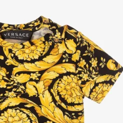 Versace Baby Gold Barocco T-Shirt Hot