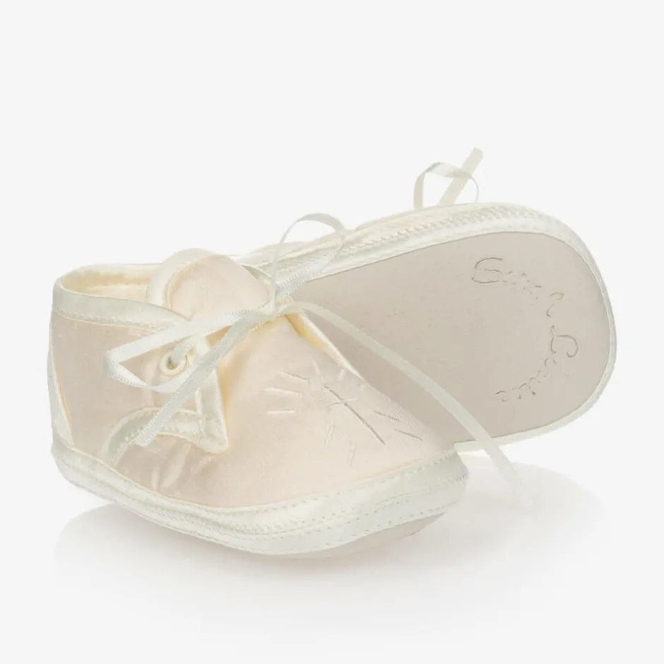 Sarah Louise Baby Ivory Pre-Walker Shoes Clearance