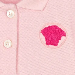 Versace Baby Pink Medusa Polo Dress Hot