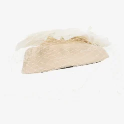 Sienna Likes To Party Beige & Ivory Occasion Hat Clearance