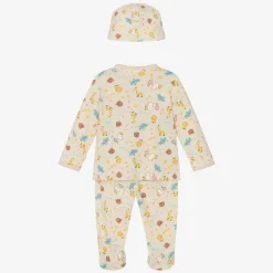 Guess Beige Babysuit Gift Set Best