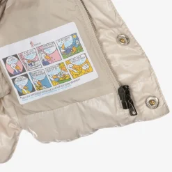 Moncler Enfant Beige Bernard Down Padded Gilet New