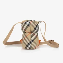 Burberry Beige Check Duck Bottle Holder (18cm) Sand Sale