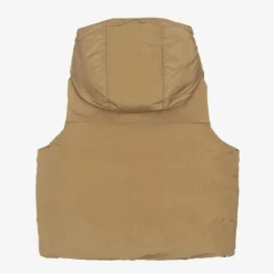 Burberry Beige Check Reversible Down Gilet