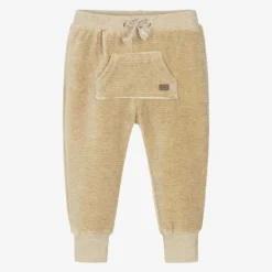 Mayoral Newborn Beige Corduroy Baby Joggers Sale