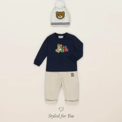 Moschino Baby Beige Corduroy Trousers Outlet