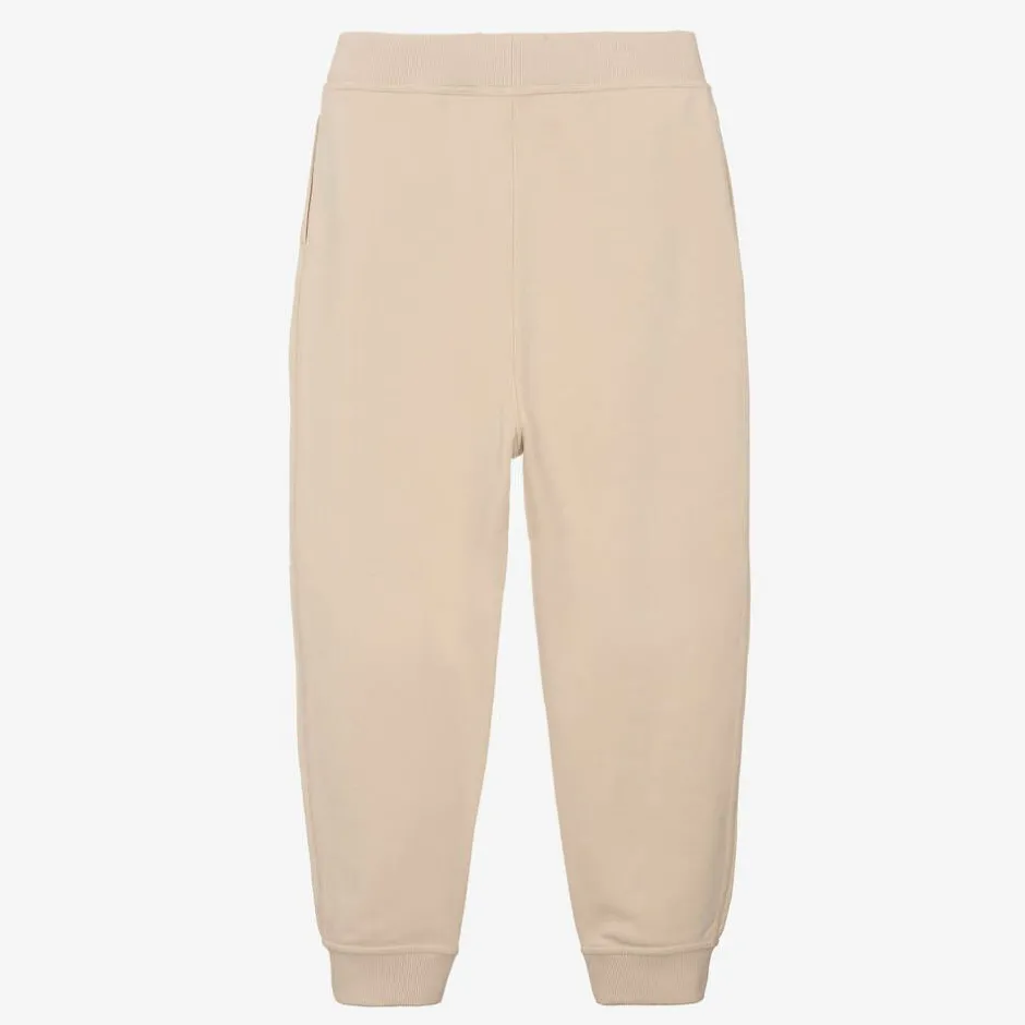 Burberry Beige Cotton Joggers Sale