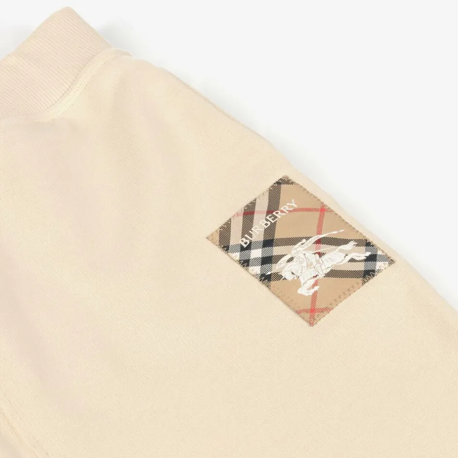Burberry Beige Cotton Joggers Sale
