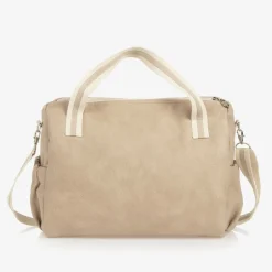 Paz Rodríguez Beige Faux Leather Changing Bag (36cm) Clearance