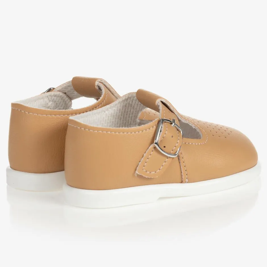 Early Days Beige First Walker Shoes Discount