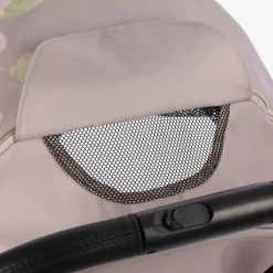 Monnalisa Beige Floral Baby Stroller