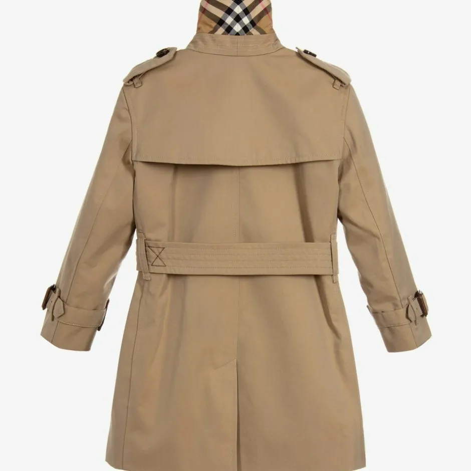 Burberry Beige Heritage Trench Coat Honey Clearance