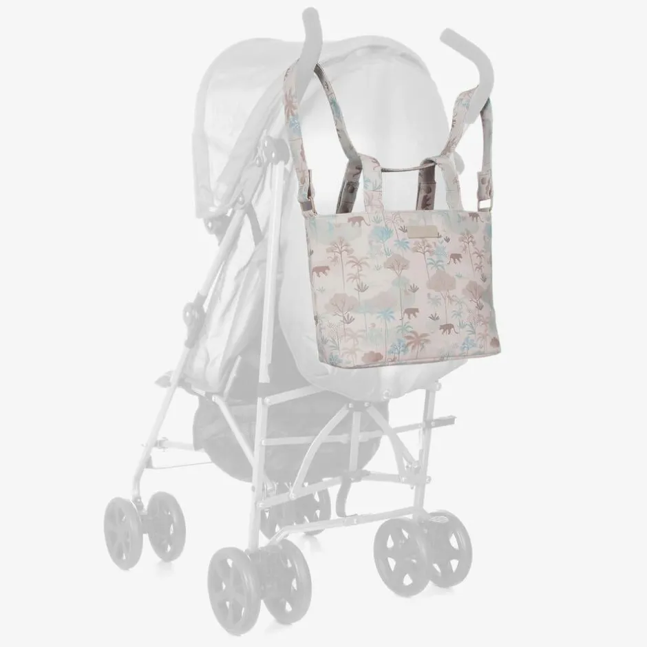 Pasito a Pasito Beige Jungle Print Changing Bag (37cm) Clearance