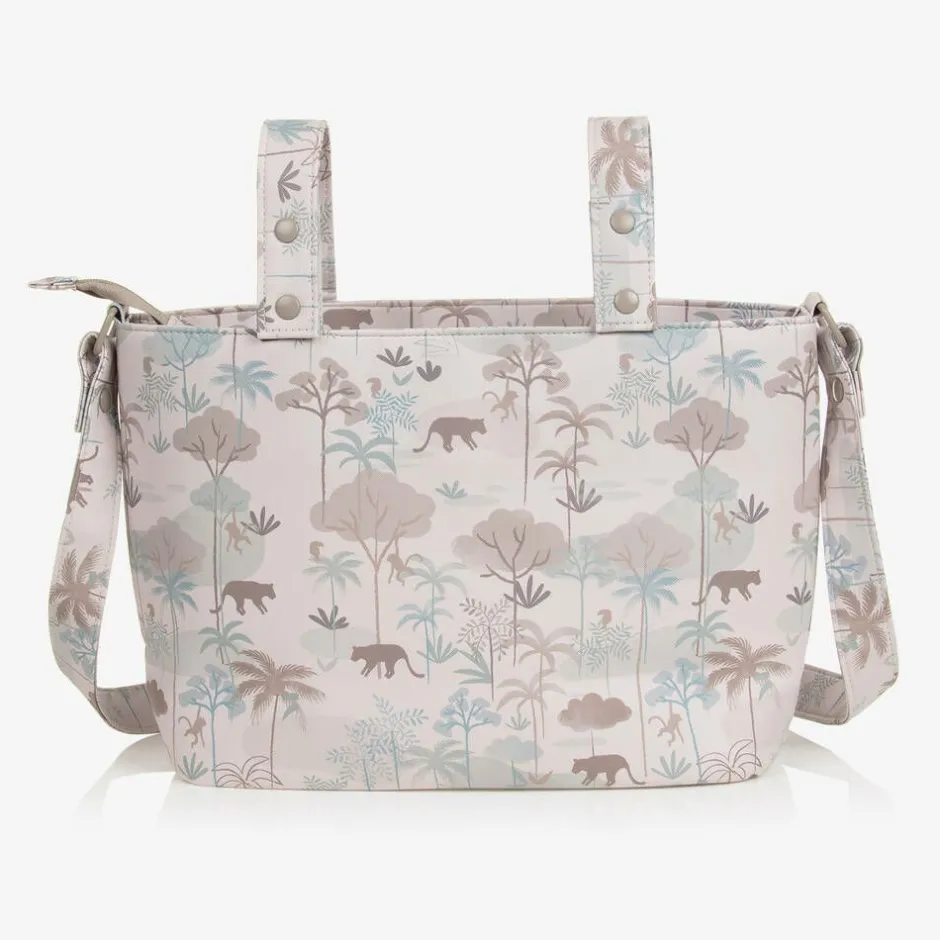 Pasito a Pasito Beige Jungle Print Changing Bag (37cm) Clearance