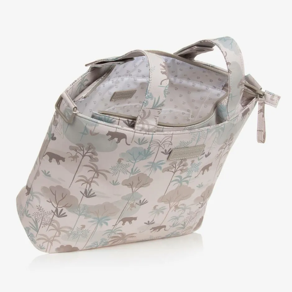 Pasito a Pasito Beige Jungle Print Changing Bag (37cm) Clearance