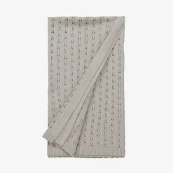 The Little Tailor Beige Knitted Baby Blanket (108cm) Discount