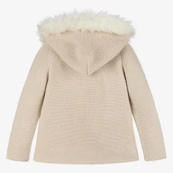 Artesanía Granlei Beige Knitted Hooded Coat Best