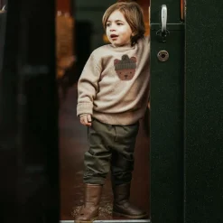 Donsje Beige Merino Wool Teddy Bear Sweater BiscottiMelange Sale