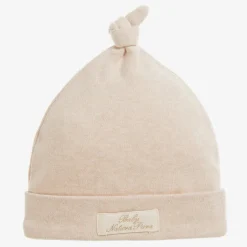 NaturaPura Beige Organic Cotton Baby Hat Online