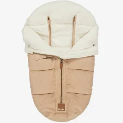 Elodie Beige Padded Footmuff (95cm) Clearance