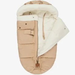 Elodie Beige Padded Footmuff (95cm) Clearance