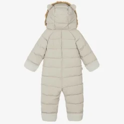 Töastie Beige Padded Snowsuit